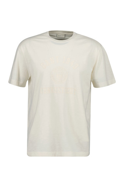 TRIČKO GANT TONAL EMBROIDERED SS TSHIRT - Fotografie č. 1