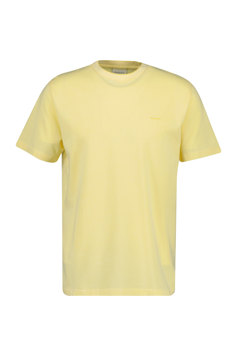 TRIČKO GANT 2 TONE PIQUE SS TSHIRT BANANA YELLOW