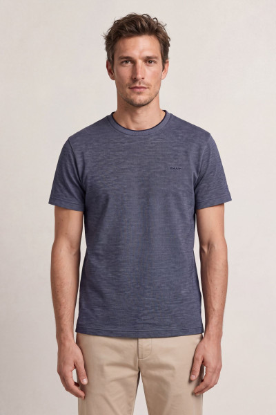 TRIČKO GANT 2 TONE PIQUE SS TSHIRT - Fotografia č. 1
