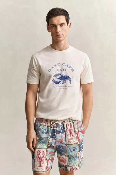 TRIČKO GANT GRAPHIC SS TSHIRT - Fotografia č. 1