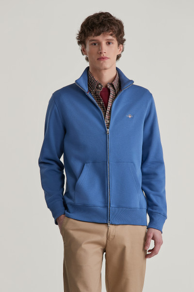 MIKINA GANT REG SHIELD FULL ZIP SWEAT - Fotografia č. 1