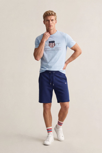 TEPLÁKOVÉ ŠORTKY GANT REG SHIELD SWEAT SHORTS - Fotografia č. 1