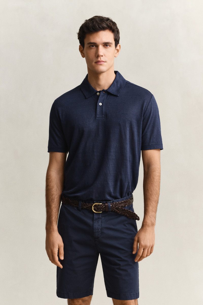 E-shop POLOKOŠILE GANT LINEN SS POLO EVENING BLUE