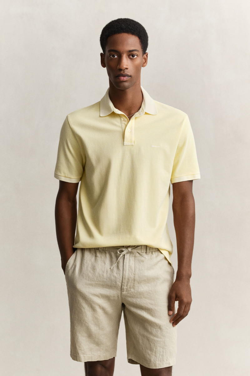 E-shop POLOKOŠILE GANT SUNFADED SS POLO VANILLA YELLOW