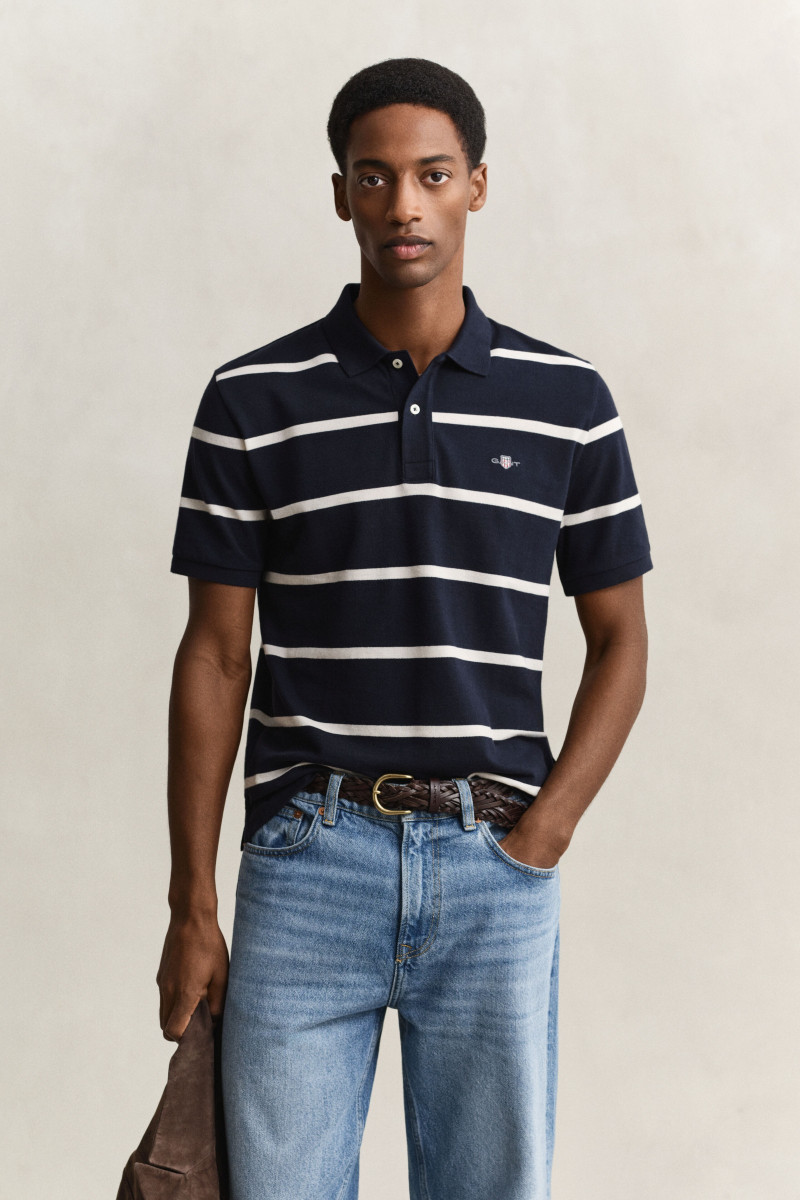 E-shop POLOKOŠILE GANT STRIPED SS POLO EVENING BLUE