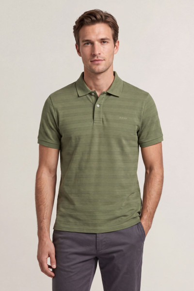 POLOKOŠEĽA GANT TEXTURE STRIPE SS POLO - Fotografia č. 1