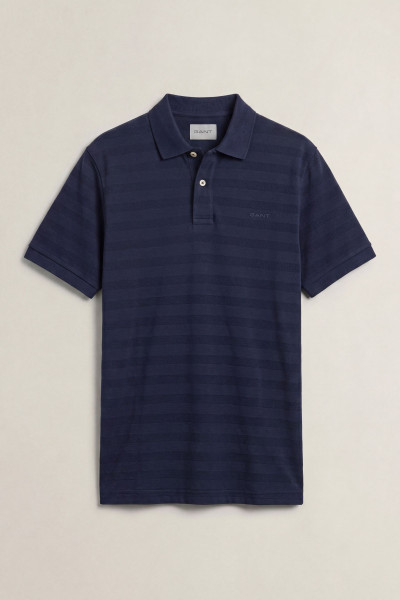 PÓLÓ GANT TEXTURE STRIPE SS POLO - Kép 1