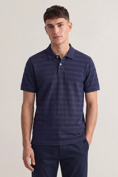POLOKOŠEĽA GANT TEXTURE STRIPE SS POLO - Fotografia č. 1