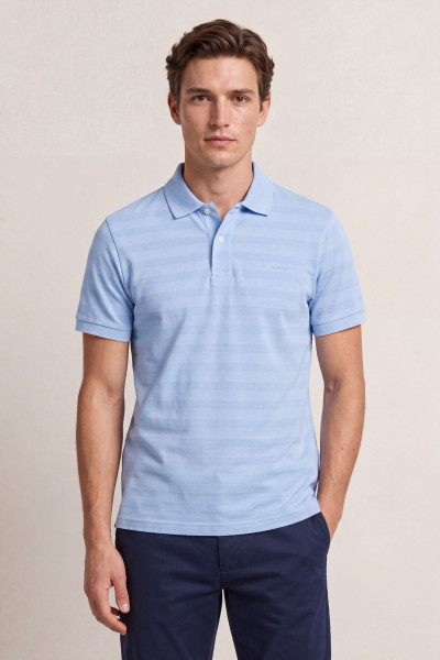 POLOKOŠEĽA GANT TEXTURE STRIPE SS POLO - Fotografia č. 1