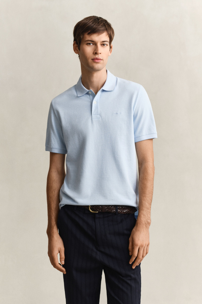 E-shop POLOKOŠILE GANT 2 TONE SS POLO SKY BLUE