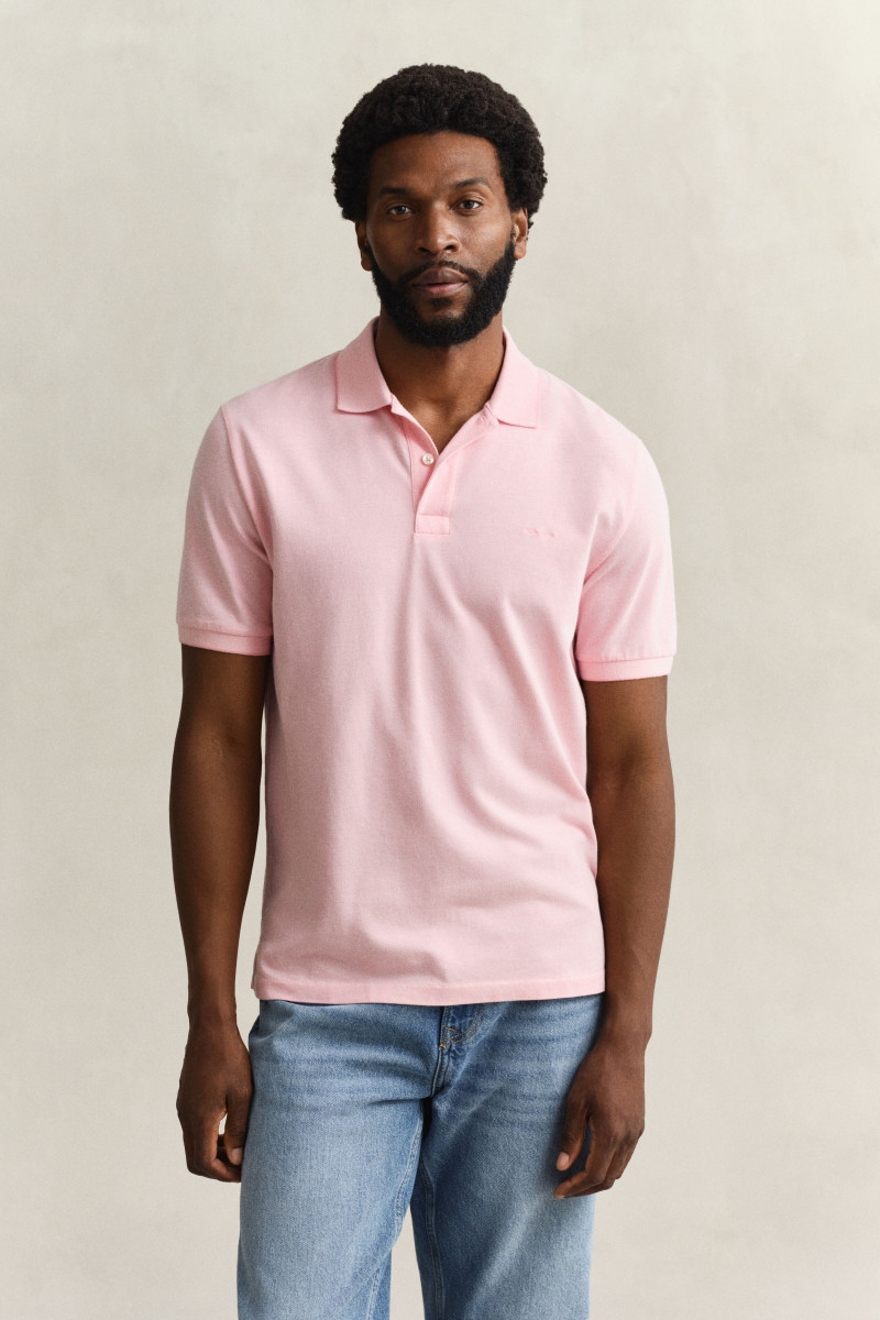 E-shop POLOKOŠILE GANT 2 TONE SS POLO WASHED PINK