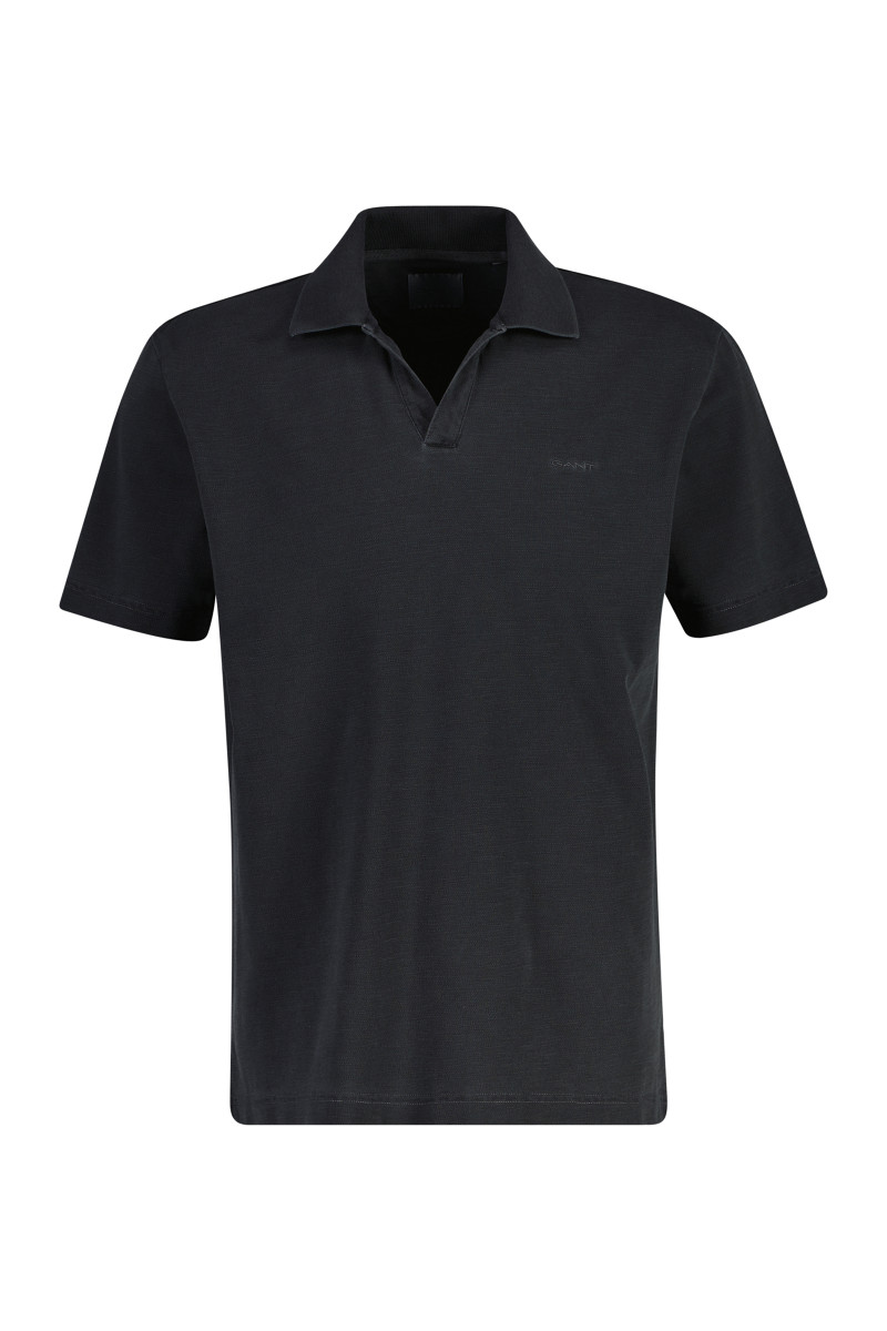 POLOKOŠEĽA GANT WASHED SLUB SS POLO BLACK