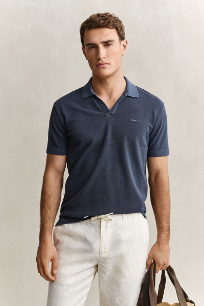 PÓLÓ GANT WASHED SLUB SS POLO - Kép 1