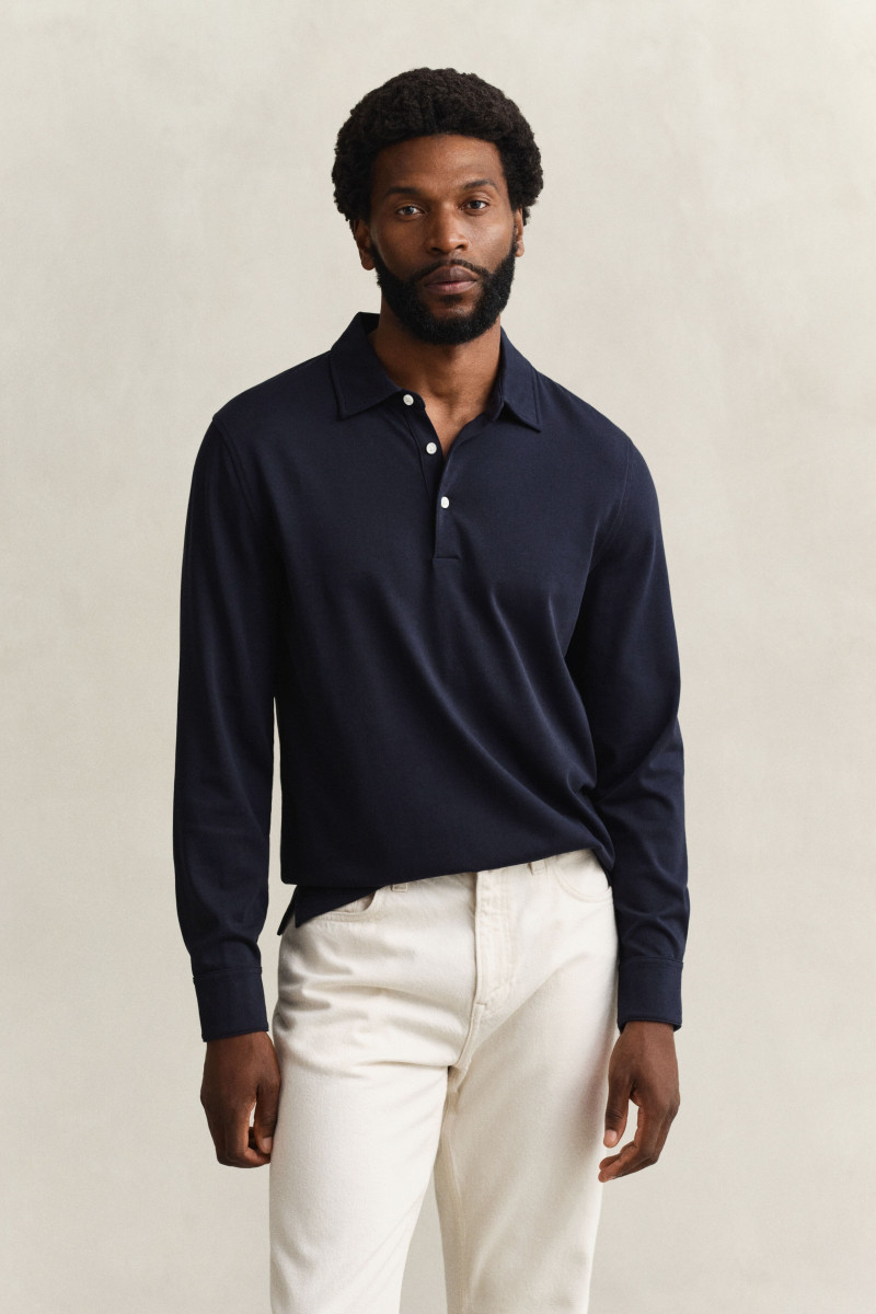 E-shop POLOKOŠILE GANT PIMA LS POLO EVENING BLUE