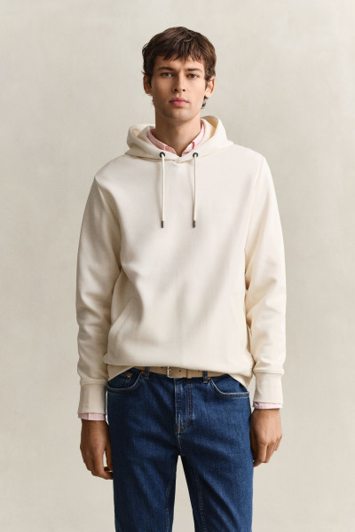 MIKINA GANT INTERLOCK HOODIE - Fotografia č. 1