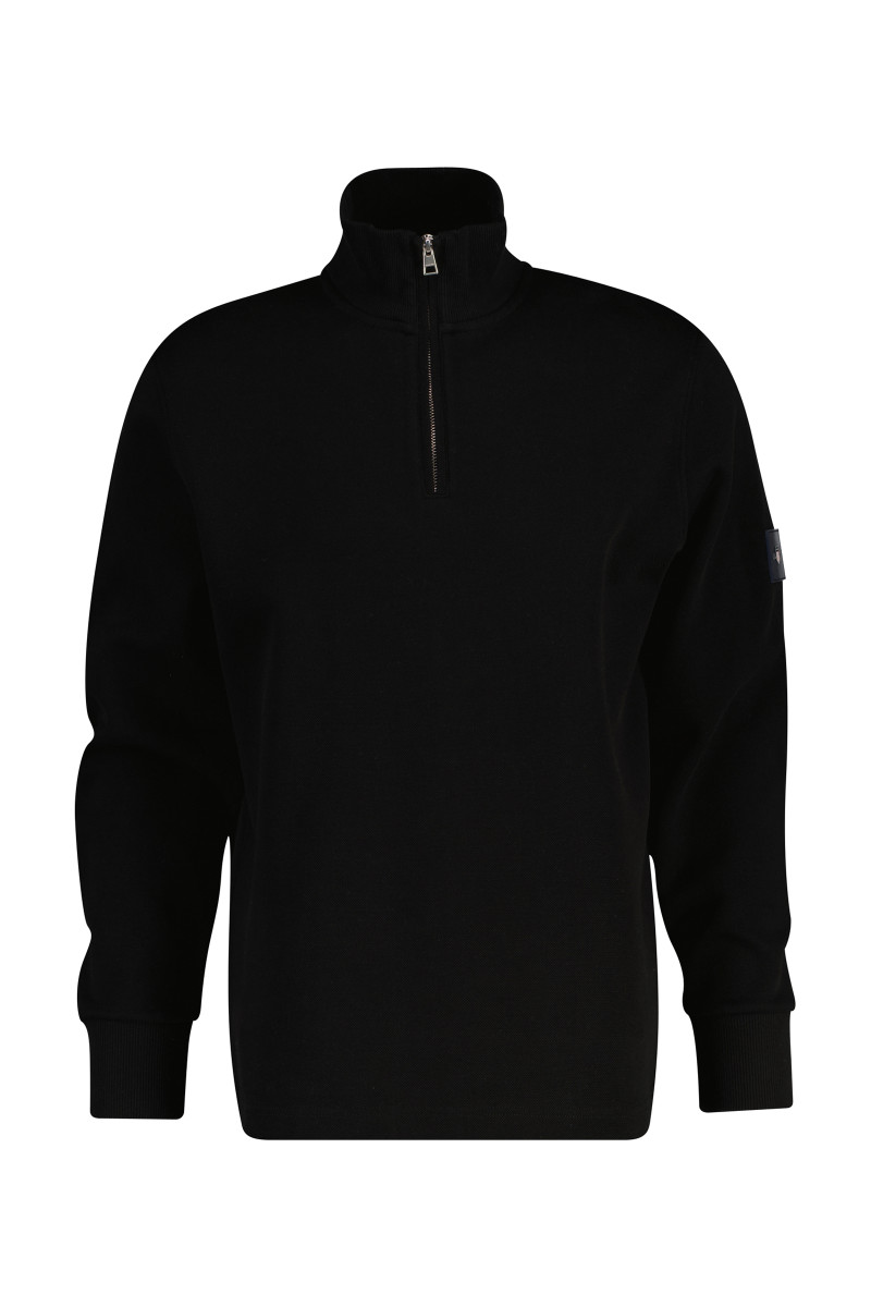 MIKINA GANT MERCERISED TEXTURE HZ EVENING BLUE