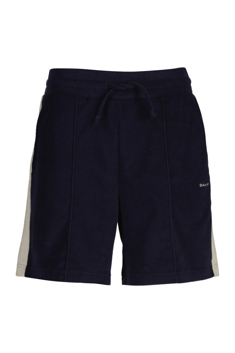 TEPLÁKOVÉ ŠORTKY GANT TOWELLING SHORTS EBONY BLACK