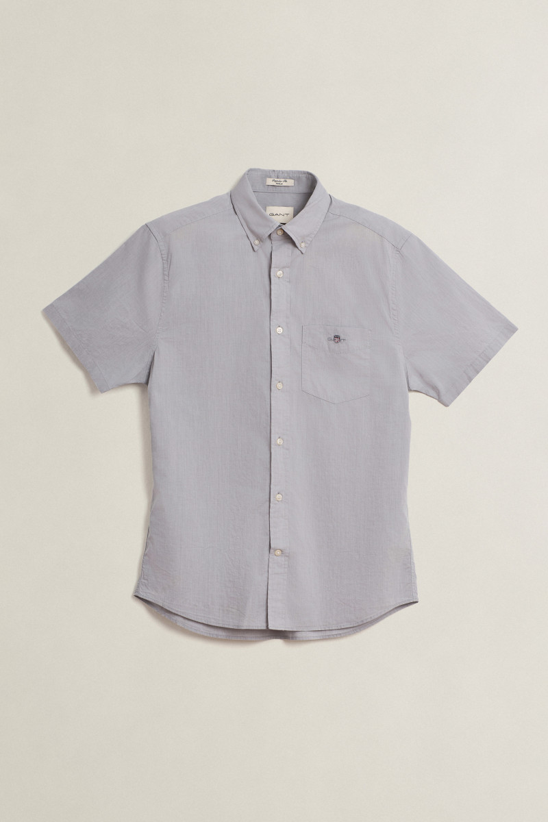 E-shop KOŠILE GANT REG CLASSIC POPLIN SS SHIRT LIGHT PUTTY