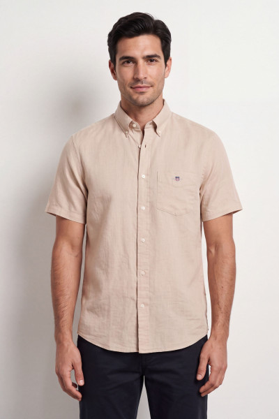KOŠEĽA GANT REG CLASSIC POPLIN SS SHIRT - Fotografia č. 1