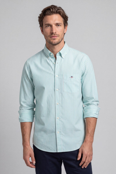 KOŠEĽA GANT REG CLASSIC POPLIN STRIPE SHIRT - Fotografia č. 1
