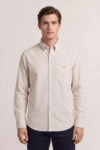KOŠEĽA GANT REG CLASSIC POPLIN STRIPE SHIRT - Fotografia č. 1