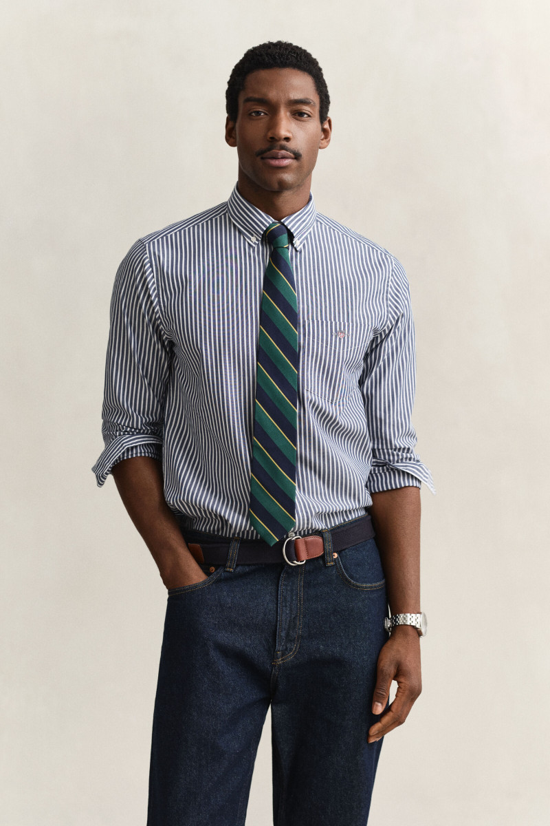 E-shop KOŠILE GANT REG CLASSIC POPLIN STRIPE SHIRT PERSIAN BLUE