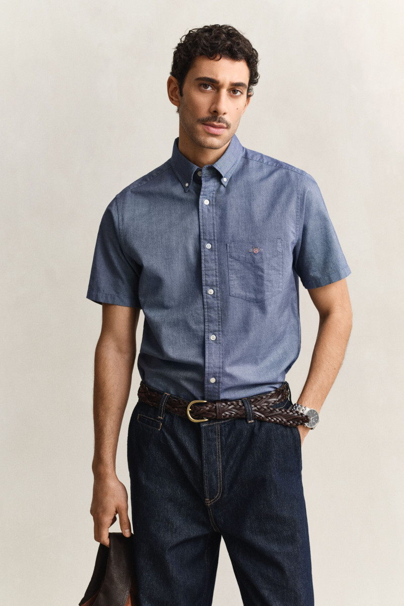 E-shop KOŠILE GANT REG CLASSIC OXFORD SS SHIRT PERSIAN BLUE