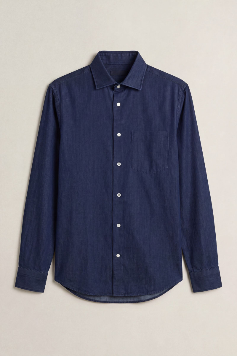 KOŠEĽA GANT REG INDIGO TWILL SHIRT DARK INDIGO