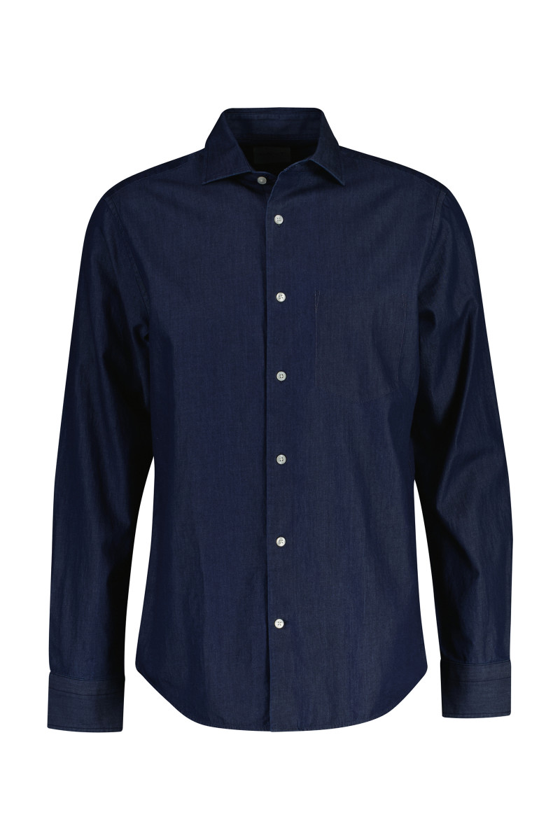KOŠEĽA GANT REG INDIGO TWILL SHIRT DARK INDIGO