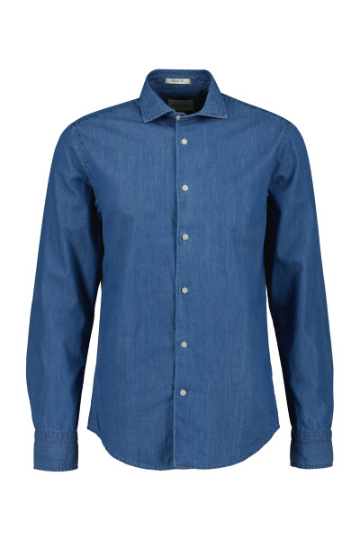 KOŠEĽA GANT REG INDIGO TWILL SHIRT - Fotografia č. 1