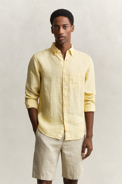 ING GANT REG GMNT DYED LINEN SHIRT - Kép 1