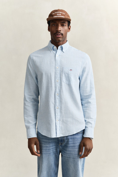 KOŠEĽA GANT REG COTTON LINEN SHIRT - Fotografia č. 1