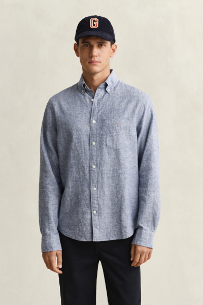 ING GANT REG COTTON LINEN SHIRT - Kép 1
