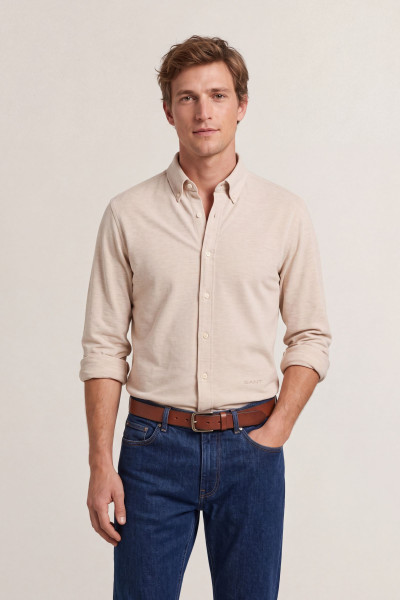 KOŠEĽA GANT REG JERSEY PIQUE STRETCH SHIRT - Fotografia č. 1