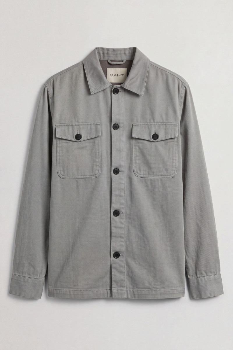 KOŠEĽA GANT REG LYOCELL OVERSHIRT LIGHT PUTTY