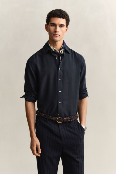 KOŠILE GANT REG LYOCELL SHIRT - Fotografie č. 1