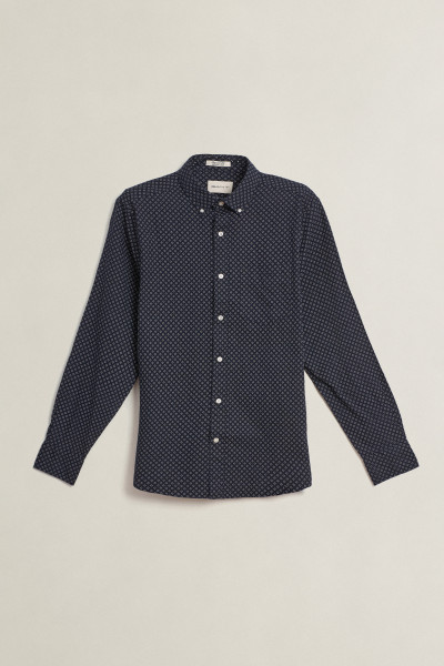 KOŠEĽA GANT REG COTTON LINEN PRINT SHIRT - Fotografia č. 1