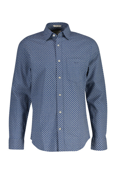ING GANT REG COTTON LINEN PRINT SHIRT - Kép 1