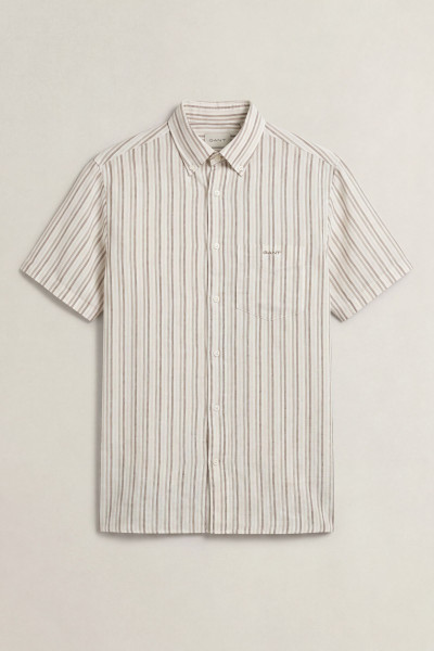 KOŠEĽA GANT REG COTTON LINEN STRIPE SS SHIRT - Fotografia č. 1