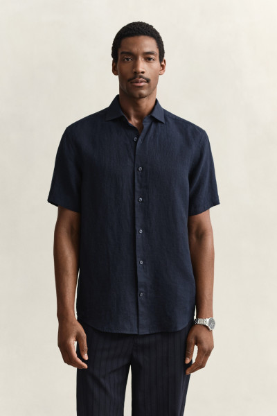 ING GANT REG LINEN SS SHIRT - Kép 1