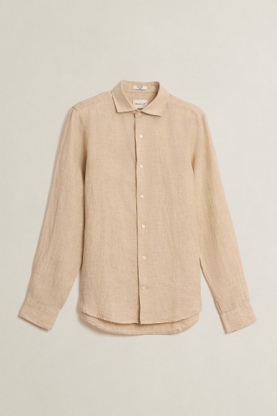 KOŠILE GANT SLIM LINEN SHIRT - Fotografie č. 1