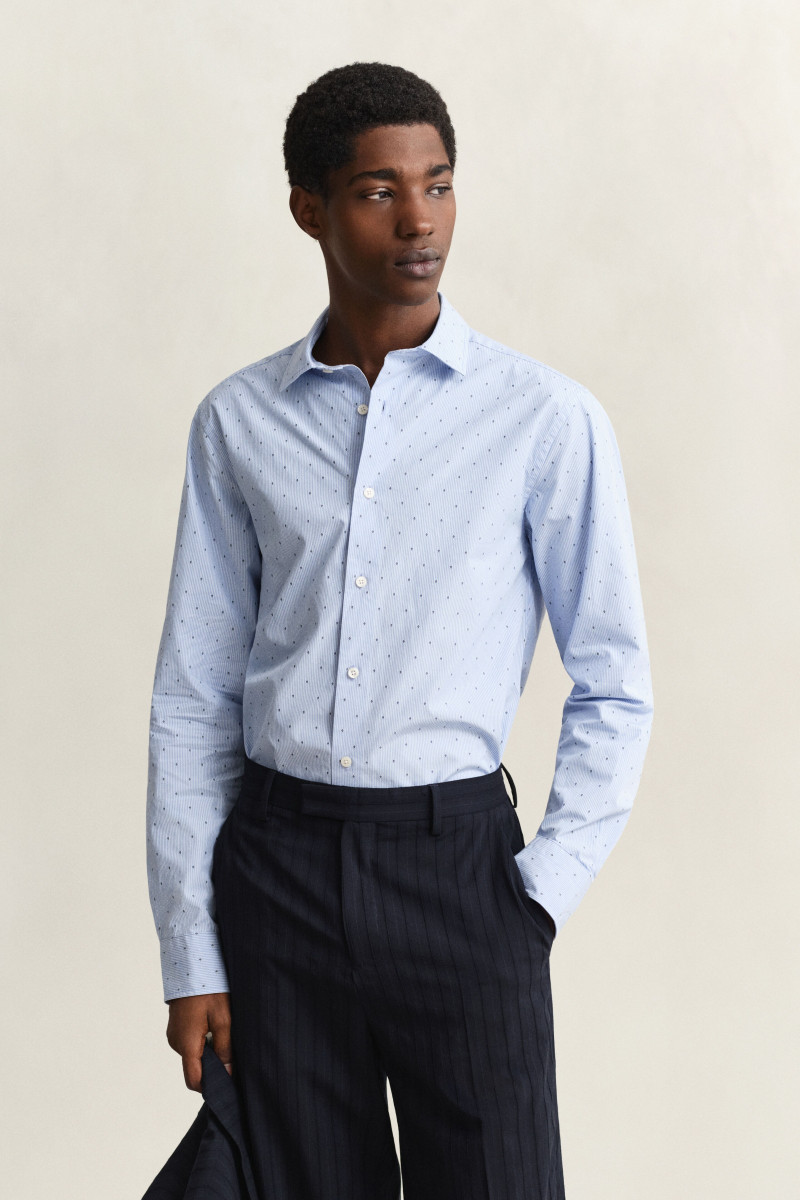 E-shop KOŠILE GANT REG FIL COUPE SHIRT LAVENDER BLUE
