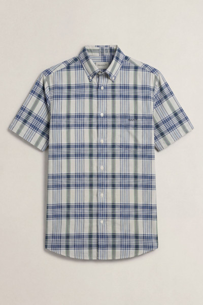ING GANT REG INDIAN MADRAS CHECK SS SHIRT - Kép 1