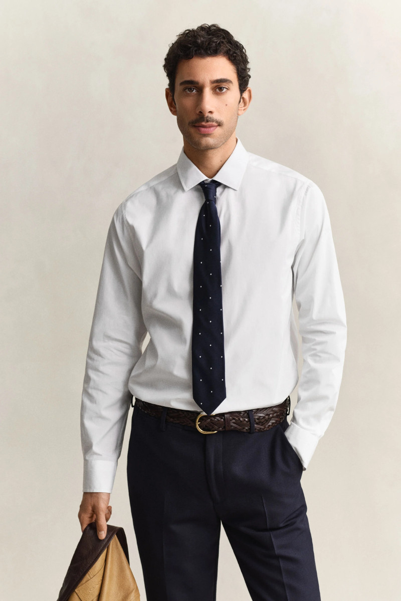 E-shop KOŠILE GANT REG POPLIN DRESS SHIRT WHITE
