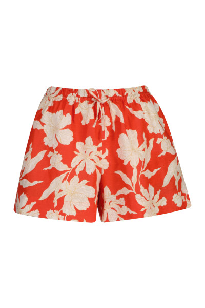RÖVIDNADRÁG GANT FLORAL PRINT LINEN PULL ON SHORTS - Kép 1