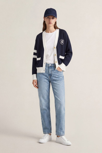 FARMER GANT CROPPED STRAIGHT STRETCH JEANS - Kép 1