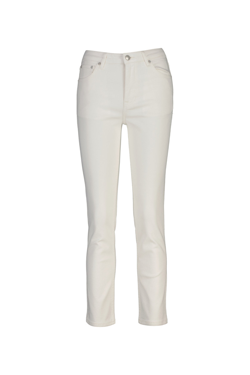 DŽÍNY GANT CROPPED SLIM STRETCH JEANS EGGSHELL