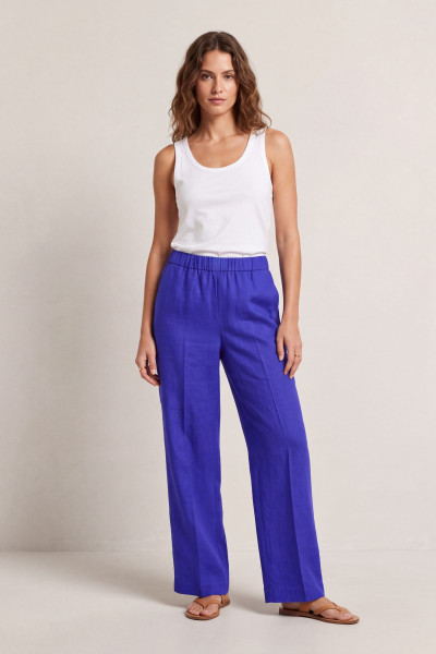 NOHAVICE GANT LINEN BLEND PULL ON PANTS - Fotografia č. 1