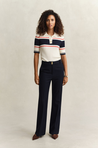NADRÁG GANT SLIM FLARE NAUTICAL PANTS - Kép 1