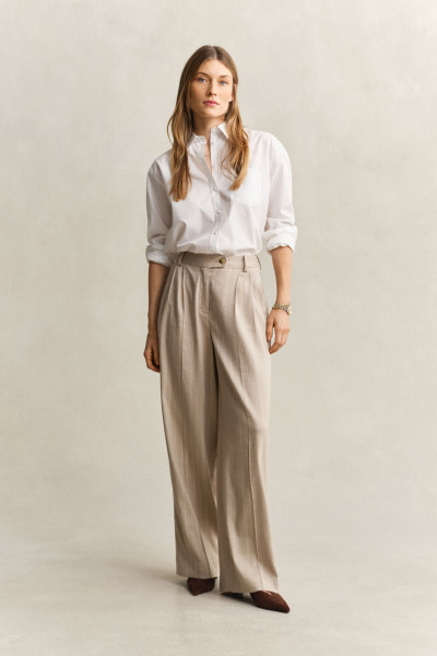 NADRÁG GANT PINSTRIPE LINEN BLEND PANTS - Kép 1